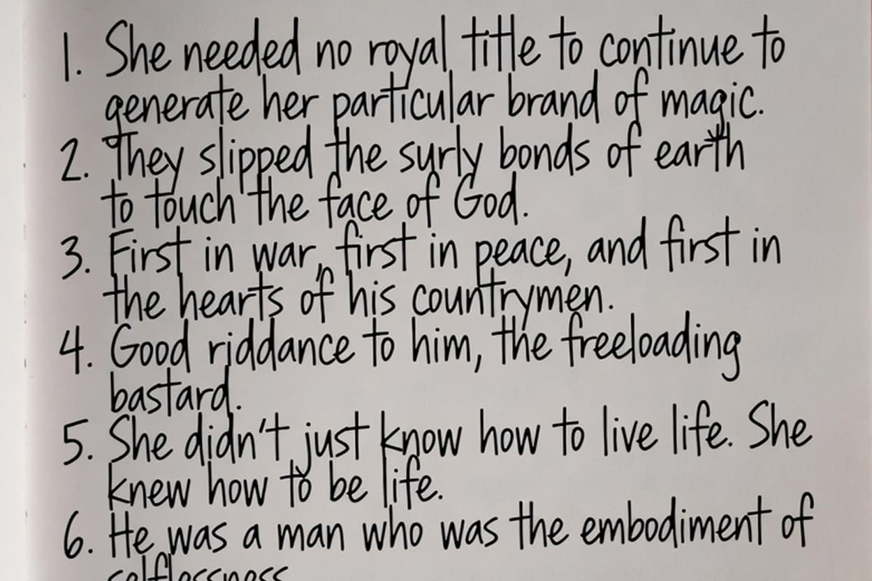 12 Famous Eulogies That Continue to Inspire Us